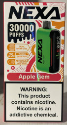 Электронная сигарета Nexa 30.000 "Apple Gem" (Яблочный Драгоценный Камень)