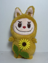 Мягкая Лабубу-брелок (Жёлтая)