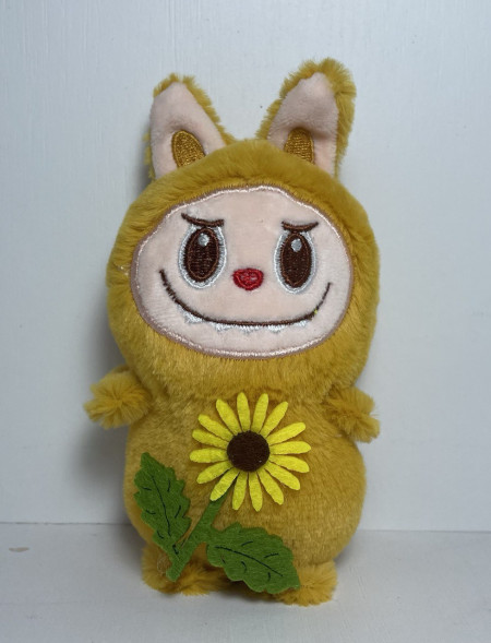 Мягкая Лабубу-брелок (Жёлтая)