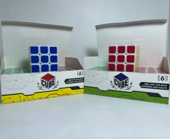 Кубик Рубика "Классический 3х3" (6 шт - уп.)