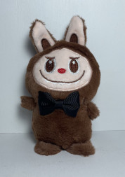 Мягкая Лабубу-брелок (Коричневая)