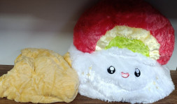 Подушка+Плед "Облако-Радуга"