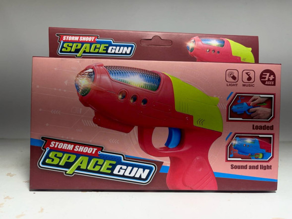Пистолет «SpaceGun» Красный (свет,звук)