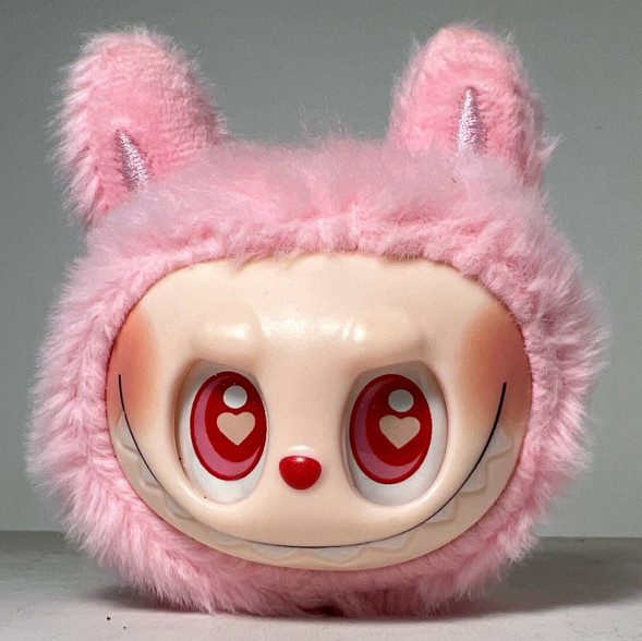 Брелок Лабубу-Голова (Розовый)