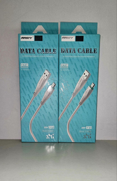Кабель Ansty "1000mm" MicroUSB  (Z-020-A)