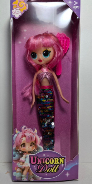 Кукла-Русалочка "Unicorn Doll" (Розовая)