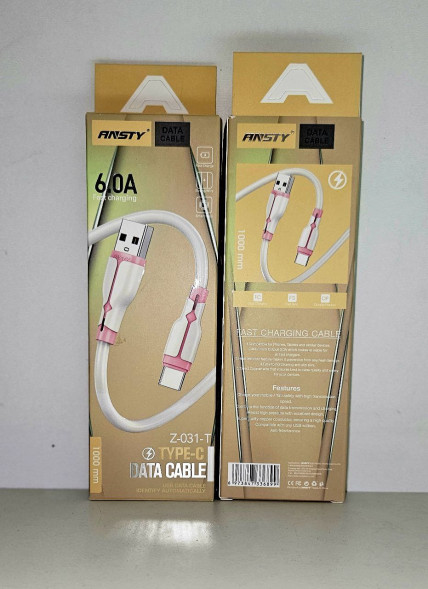 Кабель Ansty "1000mm" Type-C 6.0A (Z-031-T)