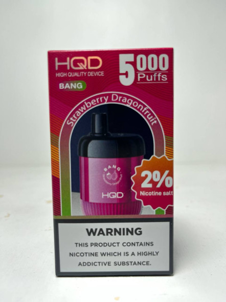 Электронная сигарета HqD 5.000 «Strawberry Dragonfruit» (Клубника ДрагонФрукт)