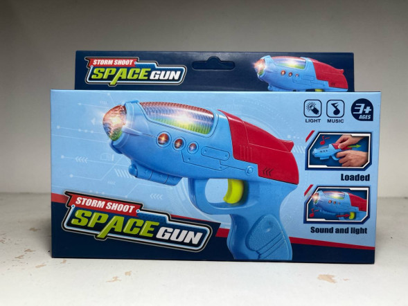 Пистолет «SpaceGun» Синий (свет,звук)