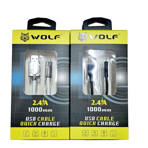Кабель USB Wolf 2.4A Micro