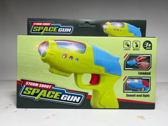 Пистолет «SpaceGun» Зеленый (свет,звук)